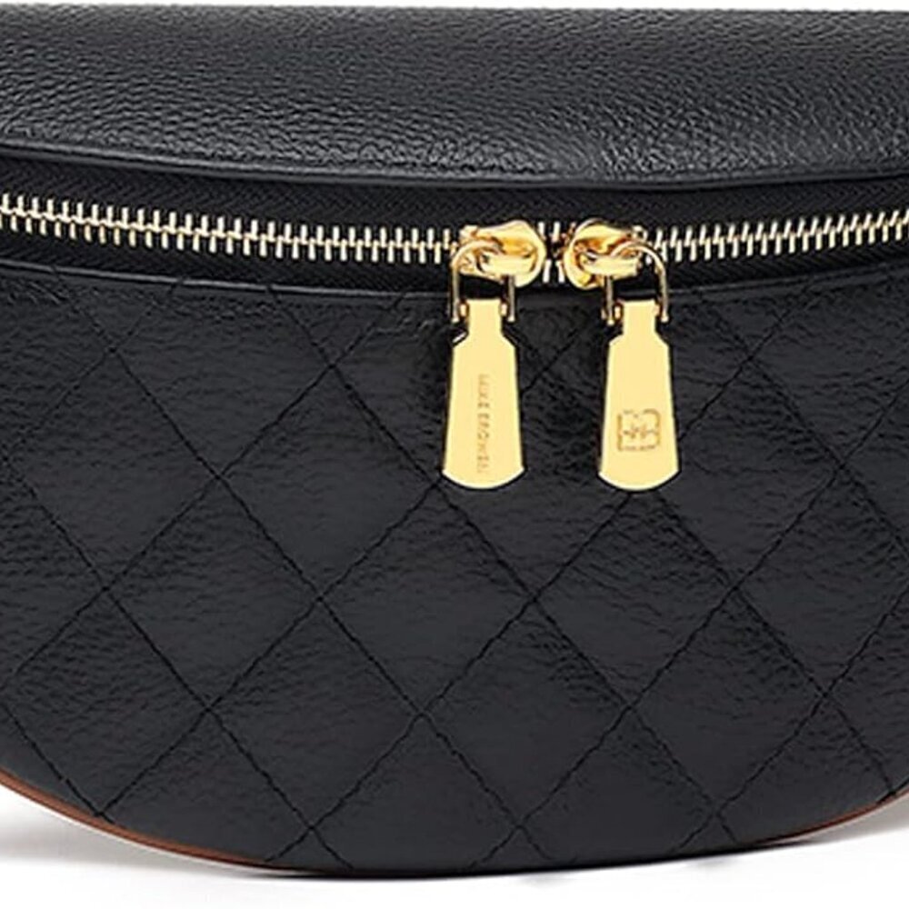 Small Crossbody Sling Bag for Women Trendy - Fanny Packs Leather Chest Belt